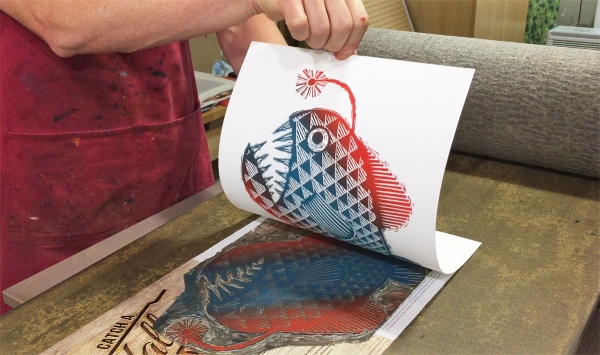 Multi-Color Lino Printing and Block Printing Techniques for